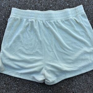 C&C California bitter yellow terry cloth shorts women’s XL